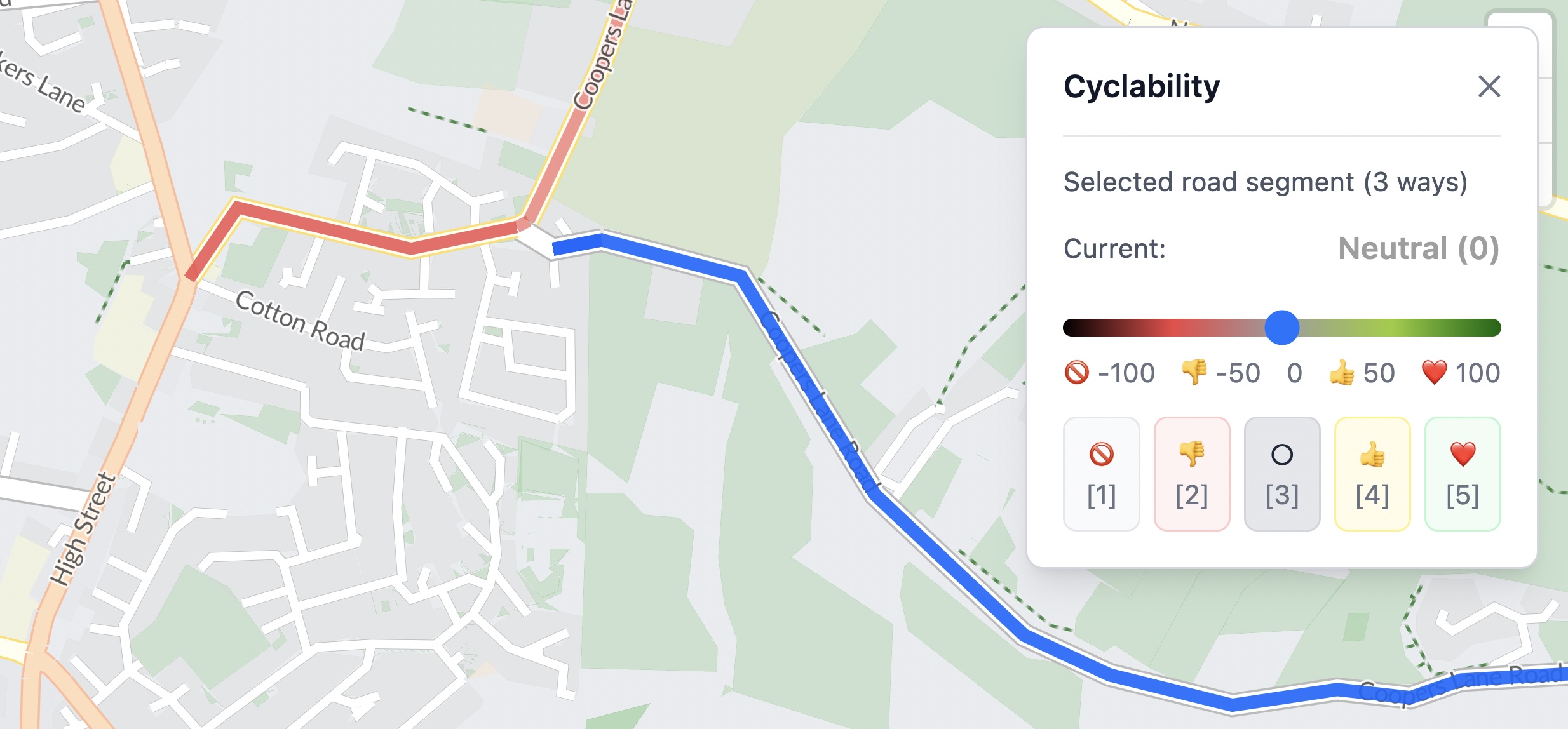 A cycling route planner that plans your way