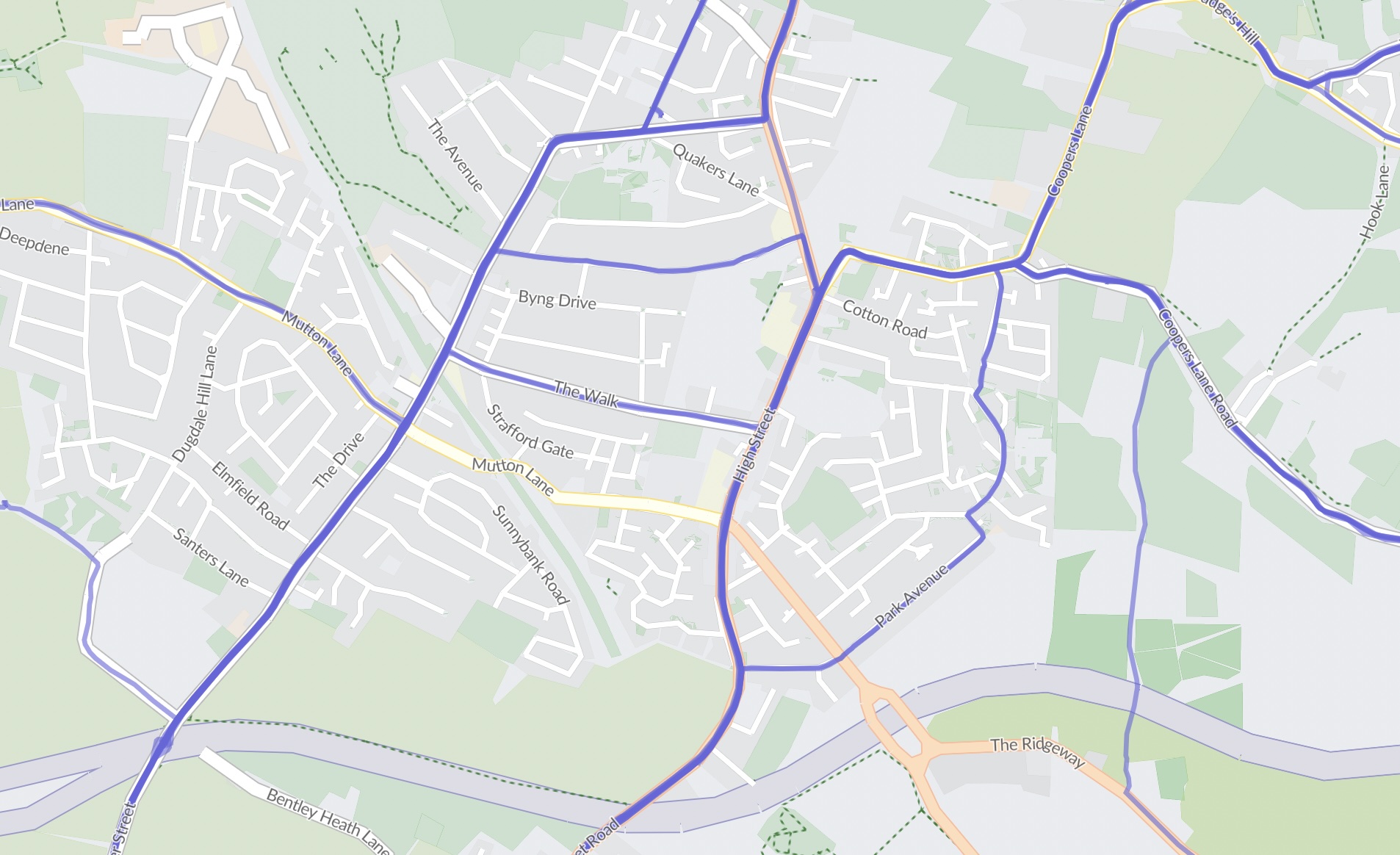 Prototype routes sketch: comparing map data to real-world riding experience